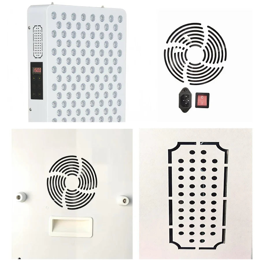 ALW-PRO4000 Red LED Light Therapy Panel, 1000W Deep Red 660nm & Near Infrared 850nm with Electrical Mobile Stand LED Light Therapy