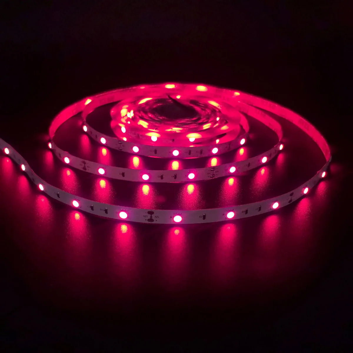 730–735nm SMD2835 DC12V Infrared LED Strip Light – Far Red for Flowering & Photoperiod Control, 60/120/240 LEDs/m, 5 Meters, IP00/IP65