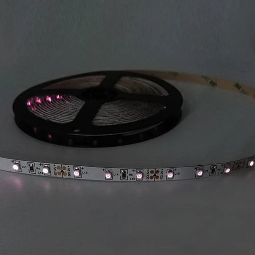 940nm SMD2835 DC12V Infrared LED Strip Light – Invisible IR for Cameras & Sensors, 60/120/240 LEDs/m, 5 Meters, IP00/IP65