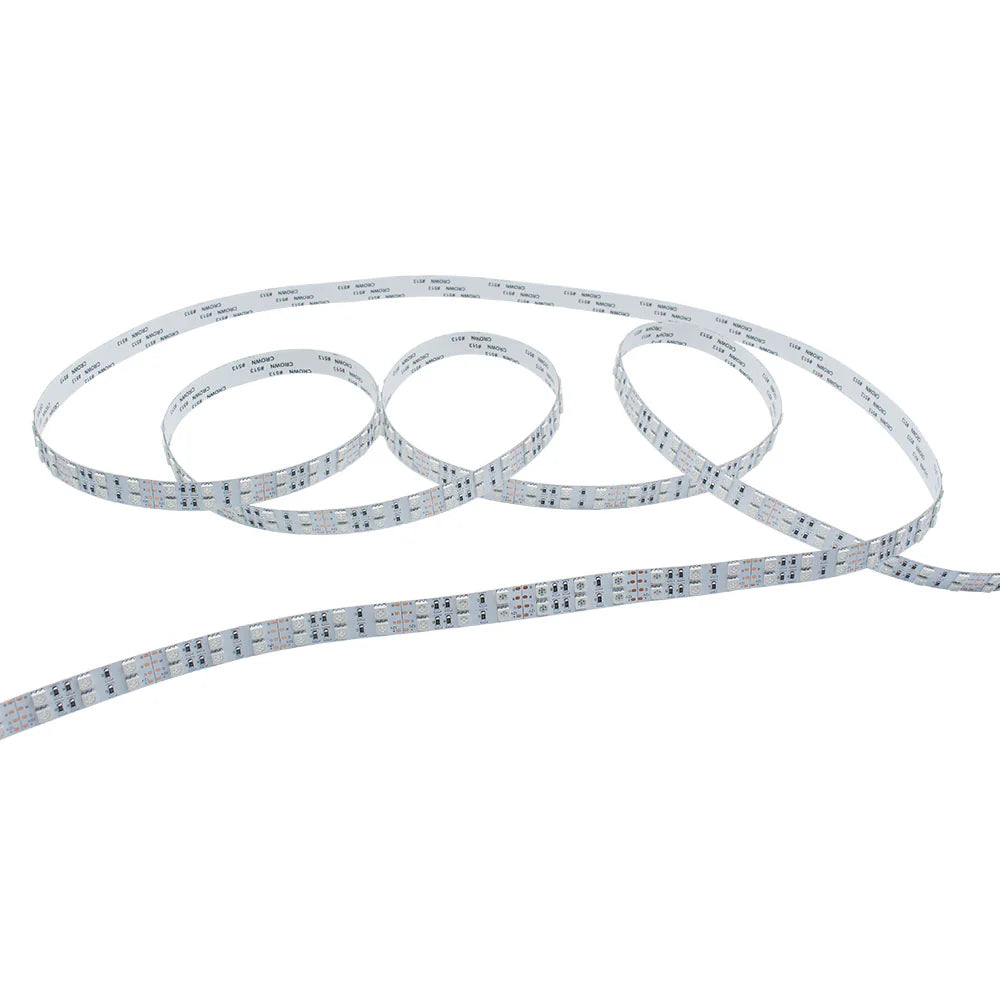 LightingWill 395–405nm SMD5050 UV LED Strip Light – 30/60/120 LEDs/m, 5M (16.4FT), DC12V, Non-Waterproof/IP67