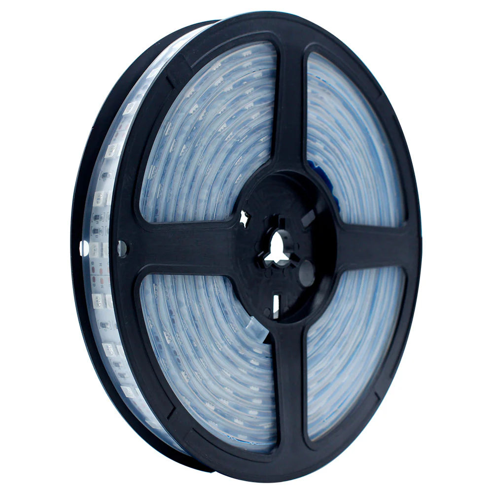 LightingWill 395–405nm SMD5050 UV LED Strip Light – 30/60/120 LEDs/m, 5M (16.4FT), DC12V, Non-Waterproof/IP67