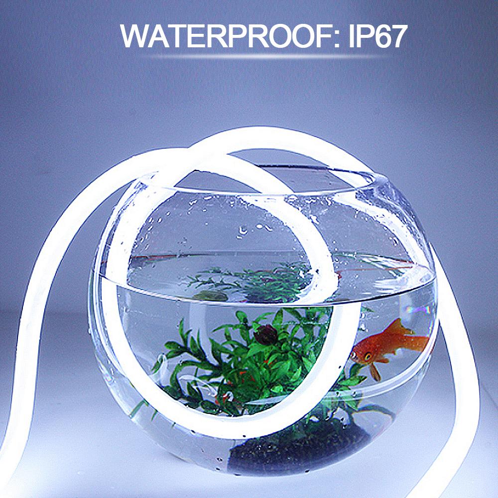 S1220 Black Side Edge Lighting Neon Light Housing – 12x20mm | Silicone LED Channel System | 10mm PCB Width | IP67 Waterproof | 16.4FT/5M*1/16.4FT/5M*5