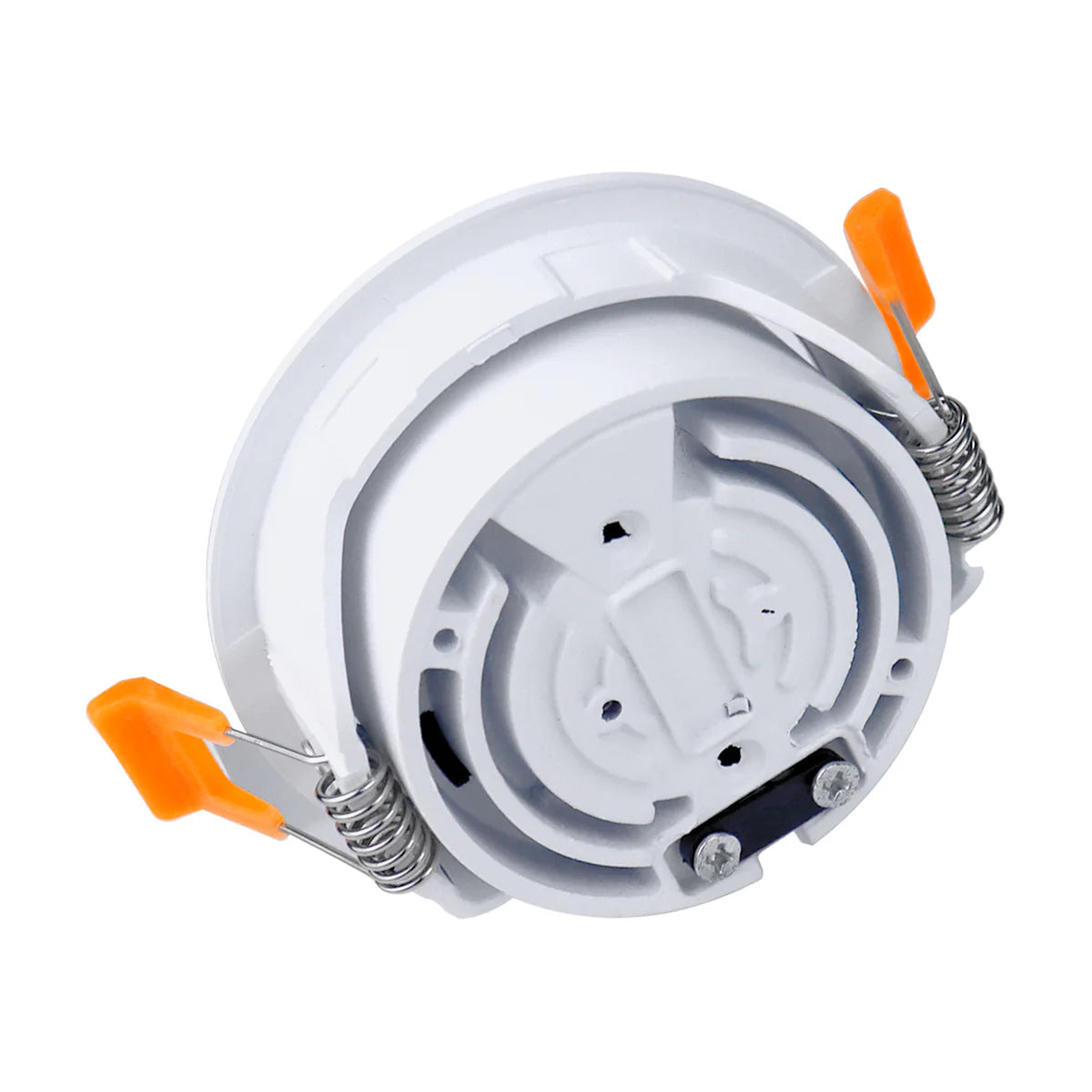 ECO-5 Series Adjustable Ultra-Thin Frosted LED Downlight – White Housing – TRIAC Dimmable – 5W (3″ Cut-out) – 4-Pack – 3000K–6000K – 100–130V / 200–240V