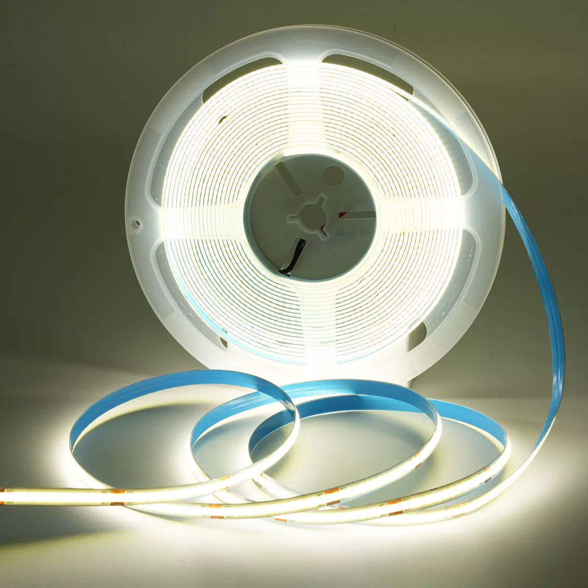 COB LED Strip Light 12V/24V 320/480LEDs/M, 8mm Flexible Dot-Free LED Tape, CRI90+ Non-Waterproof, 3000K/4000K/6500K for Cabinet Kitchen Lighting, 5M/10M Pack