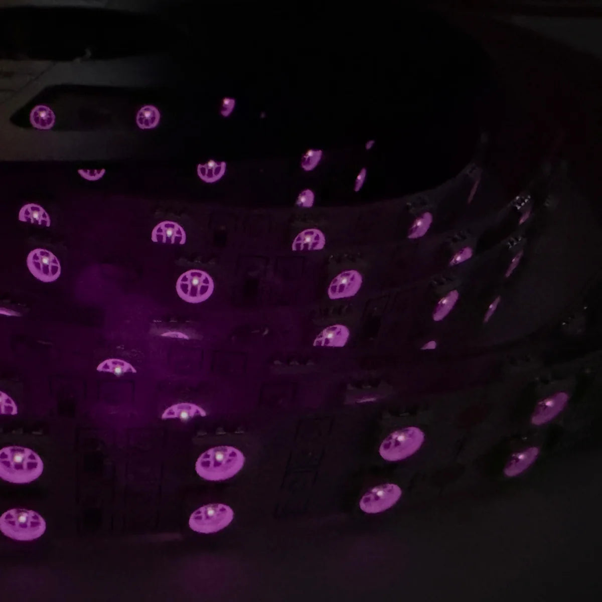 LightingWill 940nm SMD5050 DC12V IR LED Strip Light – 30/60/120 LEDs/m, 5 Meters, IP00/IP65