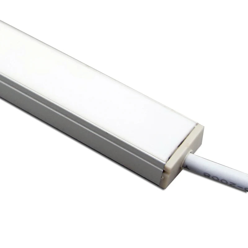 LightingWill U02 Silver Aluminum Rigid LED Strip Light - DC12V | SMD5630 72 LEDs/M | 17×9mm | 0.5M/1M | Warm White / Natural White / Cool White| Silver Finish | Non-Waterproof | for Indoor Accent & Display Lighting | 10 / 50PCS