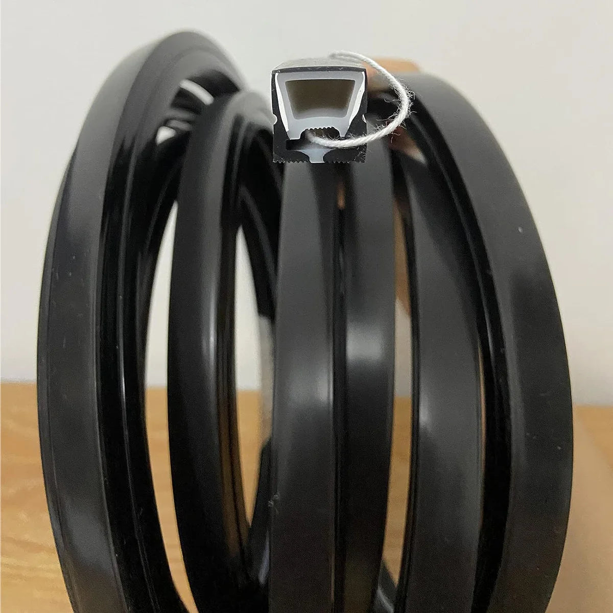 S1616 Black Neon Light Housing – 16x16mm | Silicone LED Channel System | 10mm PCB Width | IP67 Waterproof | 16.4FT/5M*1/16.4FT/5M*5