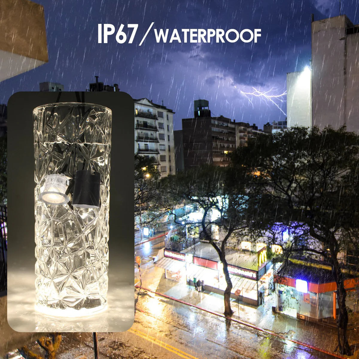 10/16-Pack Recessed LED Deck Lights – 0.6W Each | Warm White / Natural White | AC100–265V Input with Power Adapter | US / EU / UK / AU Plug Options | IP67 Waterproof Inground Step Lights Kit for Deck, Garden, Yard, Stairs & Pathway Lighting