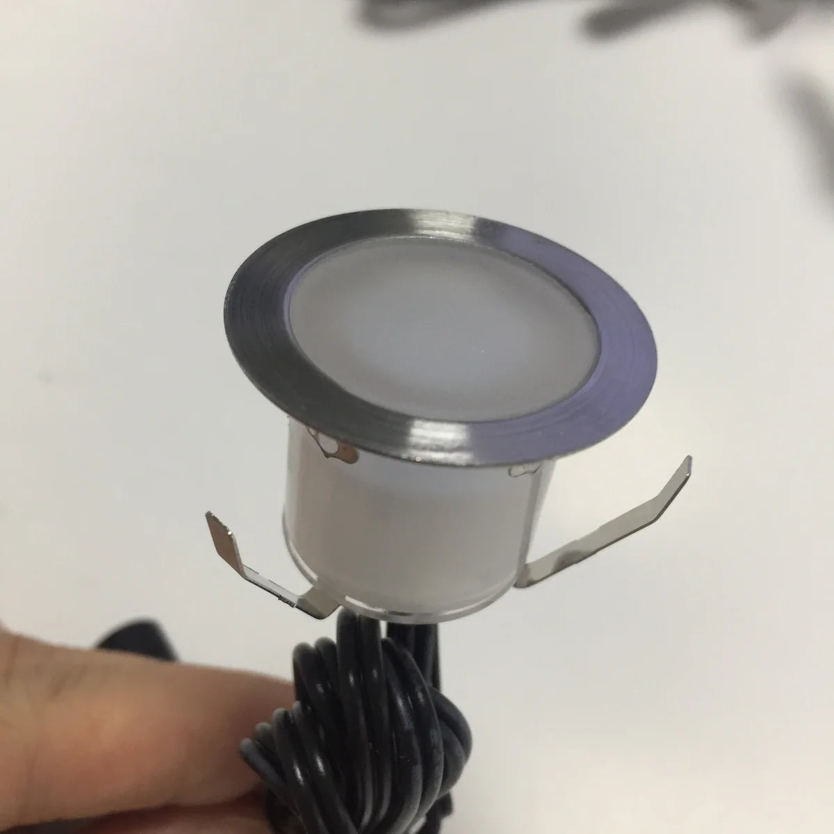 16-Pack Recessed LED Deck Lights – 0.6W Each | Warm White / Natural White | AC100–265V Input with Power Adapter | US / EU / UK / AU Plug Options | IP67 Waterproof Inground Step Lights Kit for Deck, Garden, Yard, Stairs & Pathway Lighting