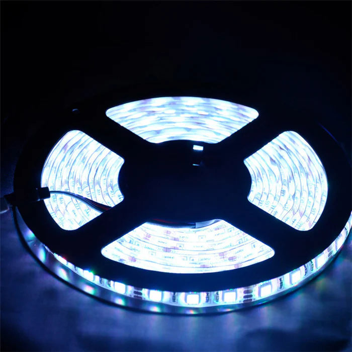 LightingWill 10MM SMD5050 RGB LED Strip Light - DC12V | 60 / 120 LEDs/M | 10mm PCB | IP00 / IP65 / IP67 | 5/50M | for Mirror, Kitchen Cabinet, Bedroom