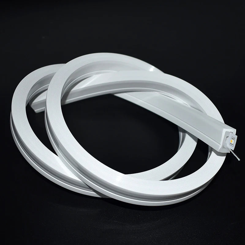 S1220 Side Edge Lighting Neon Light Housing – 12x20mm | Silicone LED Channel System | 10mm PCB Width | IP67 Waterproof | 16.4FT/5M*1/16.4FT/5M*5 | Local Stock US/UK/DE