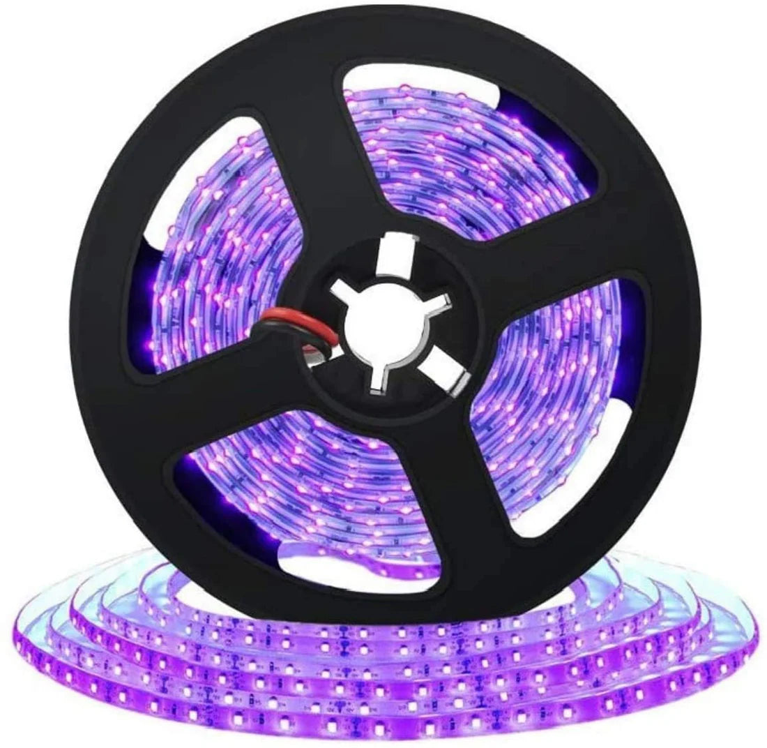 395–405nm UV LED Strip Light SMD2835 SMD5050 30 60 120 240 LEDs m DC12V Non Waterproof Not Include Power Supply Blacklight Party & Mood Lighting