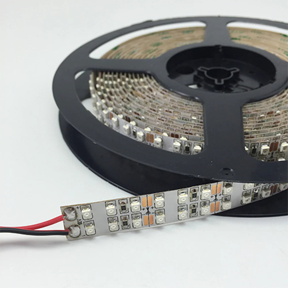 LightingWill 635nm SMD2835 DC12V Red LED Strip Light – 60/120/240 LEDs/m, 5 Meters, IP00/IP65