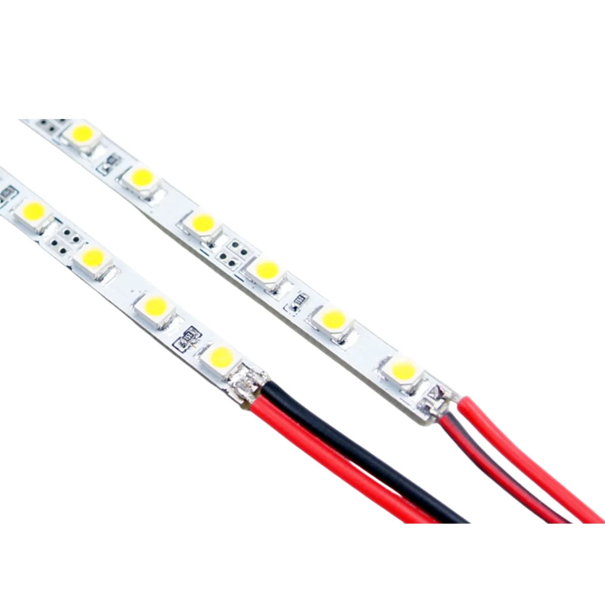 LightingWill SMD2835 4MM Wide Rigid LED Strip Light – DC12V / 24V | 12W/M | 120 LEDs/M | 4mm PCB | 1Meter Length | Warm White / Natural White / Daylight White / Cool White / Blue / Red / Green | High Brightness Indoor Lighting | 10 / 50PCS