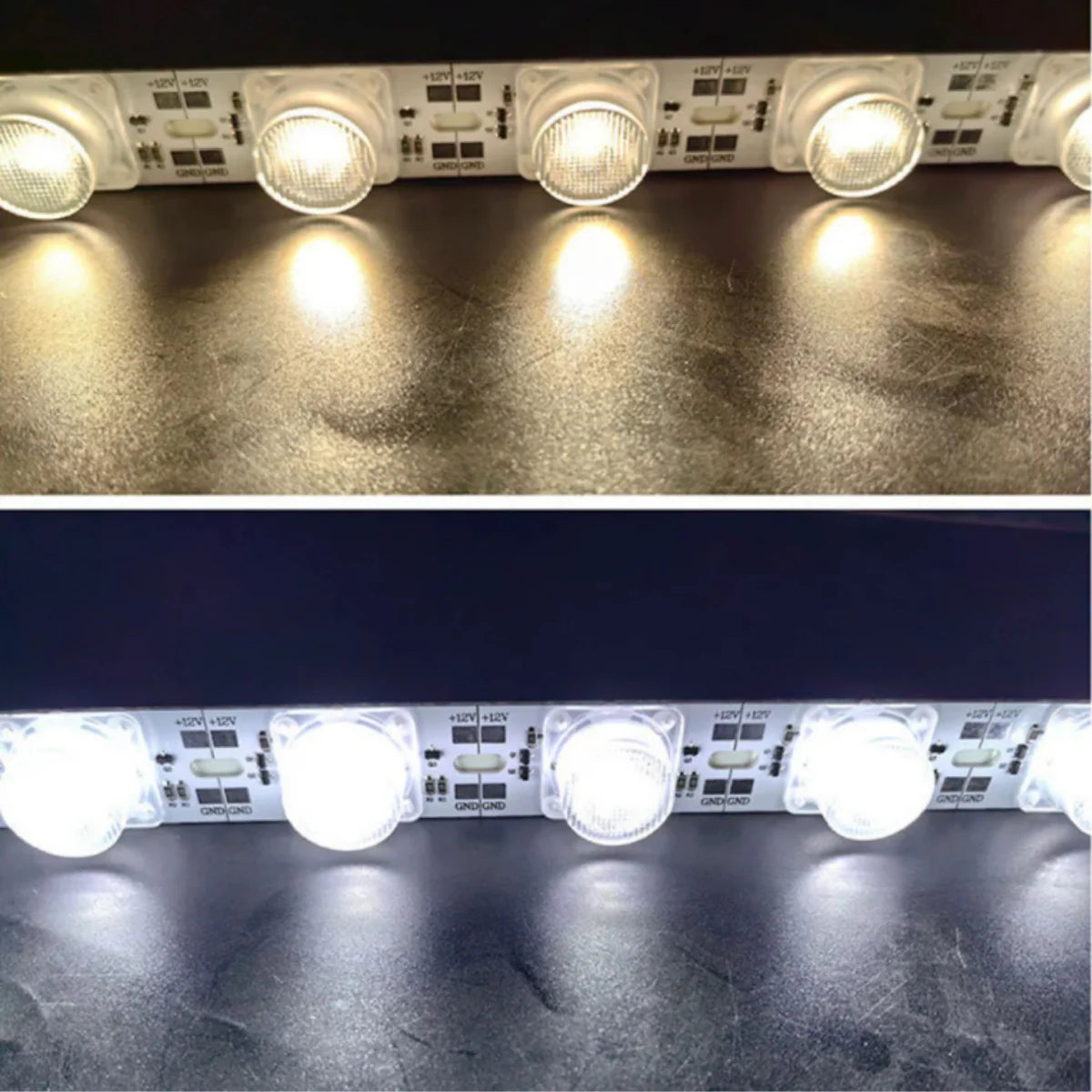 LightingWill 1M DC12V High Brightness Rigid LED Strip Light – 22W | SMD3030 18LEDs/M | 25mm PCB | Warm White / Natural White / Daylight White / Cool White | IP00 / IP65 | for Side-Emitting Light Box | 10 / 50PCS