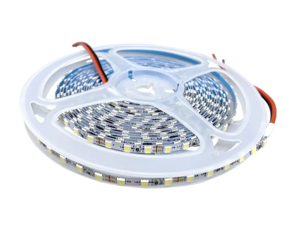 DC12V SMD2835 Single LED Strip Light 5M 120 LEDs m 4mm PCB High Brightness Low Voltage LED Tape Warm Natural Cool Mirror Kitchen Cabinet Bedroom