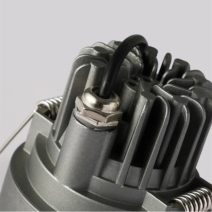 FX Waterproof Downlight – FX-1 Series IP65 LED Recessed Light | 7W / 12W / 15W | CRI 80+ | AC100–240V | Vapor-Proof Ceiling Fixture for Bathroom, Sauna & Outdoor Use | Black Trim | 1 / 4 / 10 Pack | Non-Dimmable