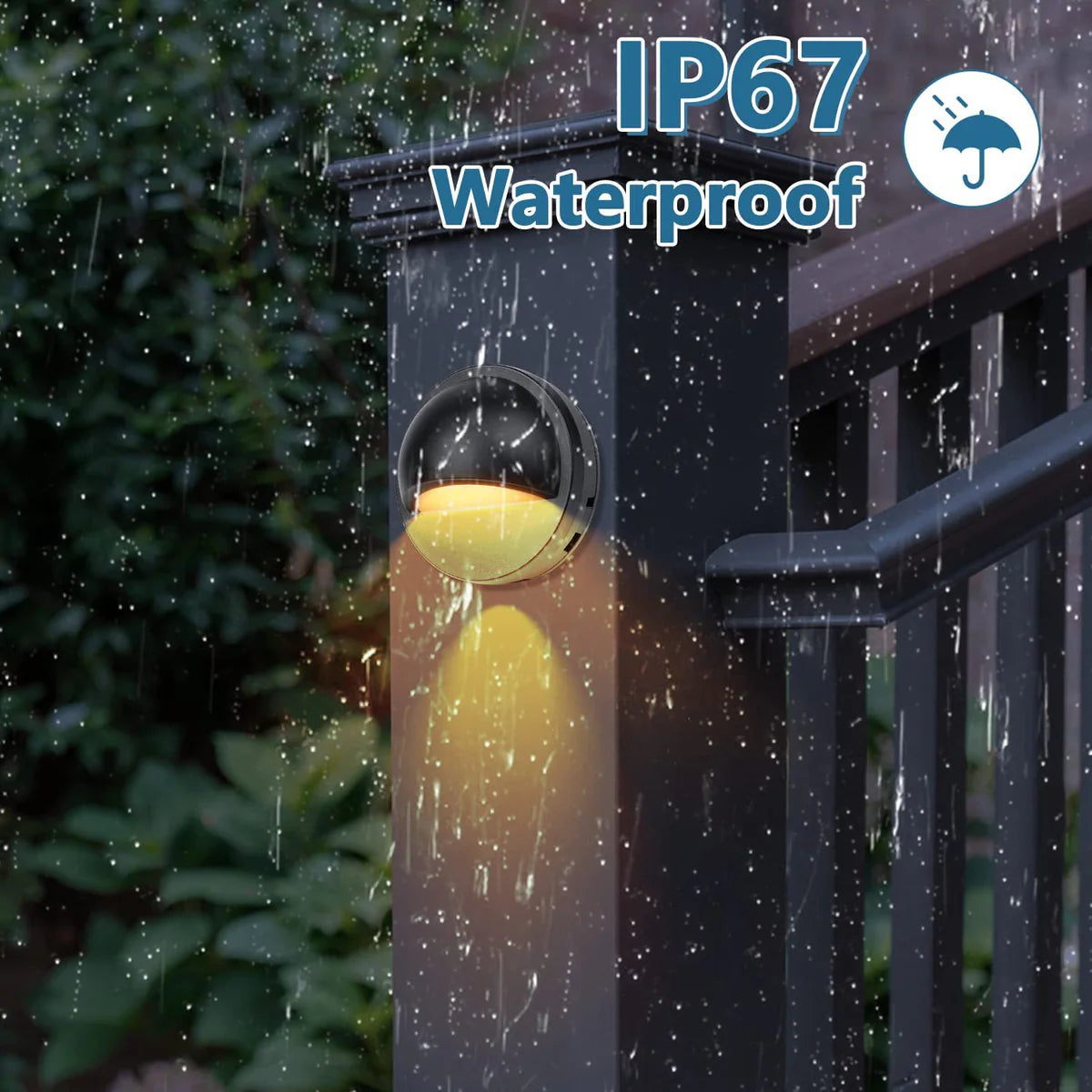Low Voltage LED Deck Lights - 3000K / 4000K | 2.5W | AC/DC 12–36V | IP67 Waterproof | Outdoor Lights for Walkway Stair Post Railing | 6 /12-Pack