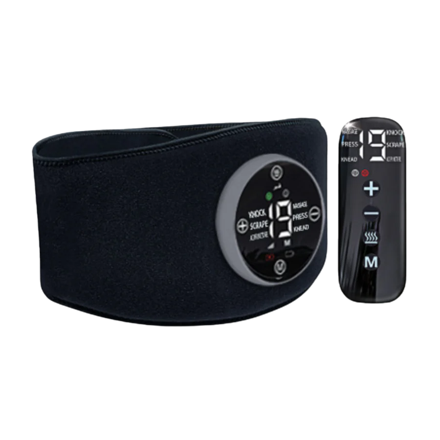 Infrared Therapy Heating Belt – Wireless Near Infrared Waist Belt | 2000mAh Battery | Digital Display | Transparent Film | With / Without Remote Control | Type-C Charging | for Back & Waist Pain Relief