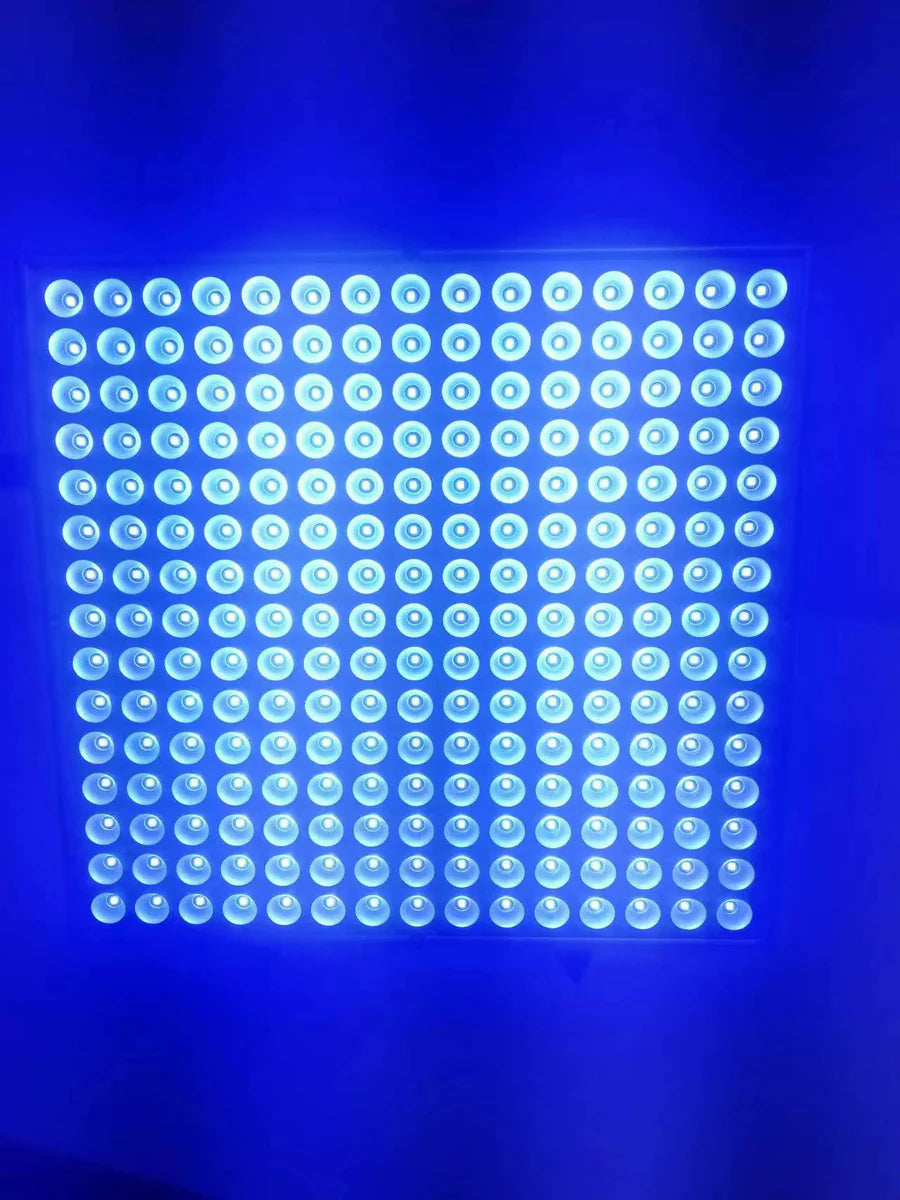 20W Floor Standing Blue Light Tanning Lamp – Blue Light 460–465nm | Dimmable Timer | AC100–240V | Aluminum Alloy + PC Cover | Floor Stand Included | for Skin Tanning & Bronze Tone | US / EU Plug