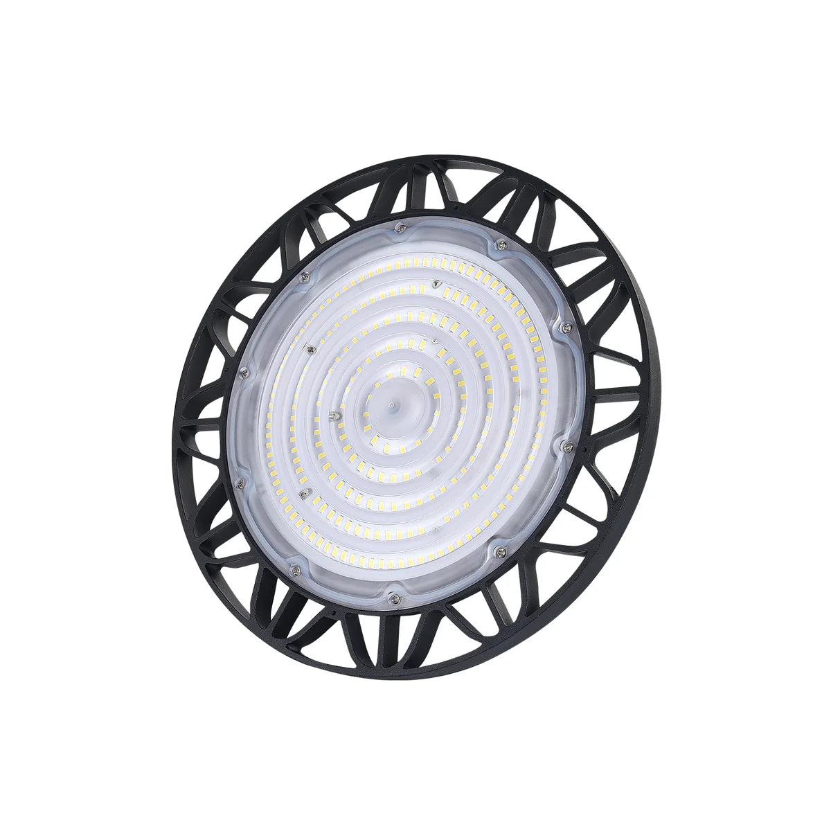 UFO LED High Bay Light 150W, 6500K Daylight White 19,500LM (130LM/W) 100-240V AC High Bay LED Light with Hanging Hook for Factory Warehouse Workshop 4 | 8 | 12 pcs Pack