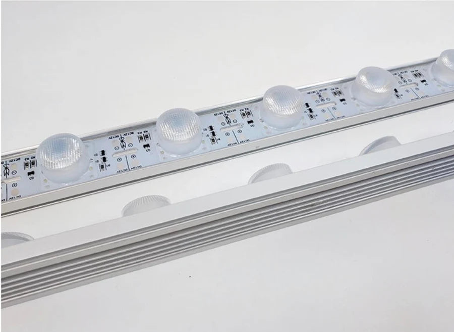 LightingWill 1M DC12V High Brightness Rigid LED Strip Light – 22W | SMD3030 18LEDs/M | 25mm PCB | Warm White / Natural White / Daylight White / Cool White | IP00 / IP65 | for Side-Emitting Light Box | 10 / 50PCS