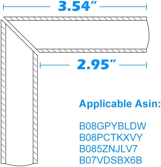 6-Pair V02 90° Corner Connector Set for V-Shape LED Aluminum Channel, Silver, with Diffuser