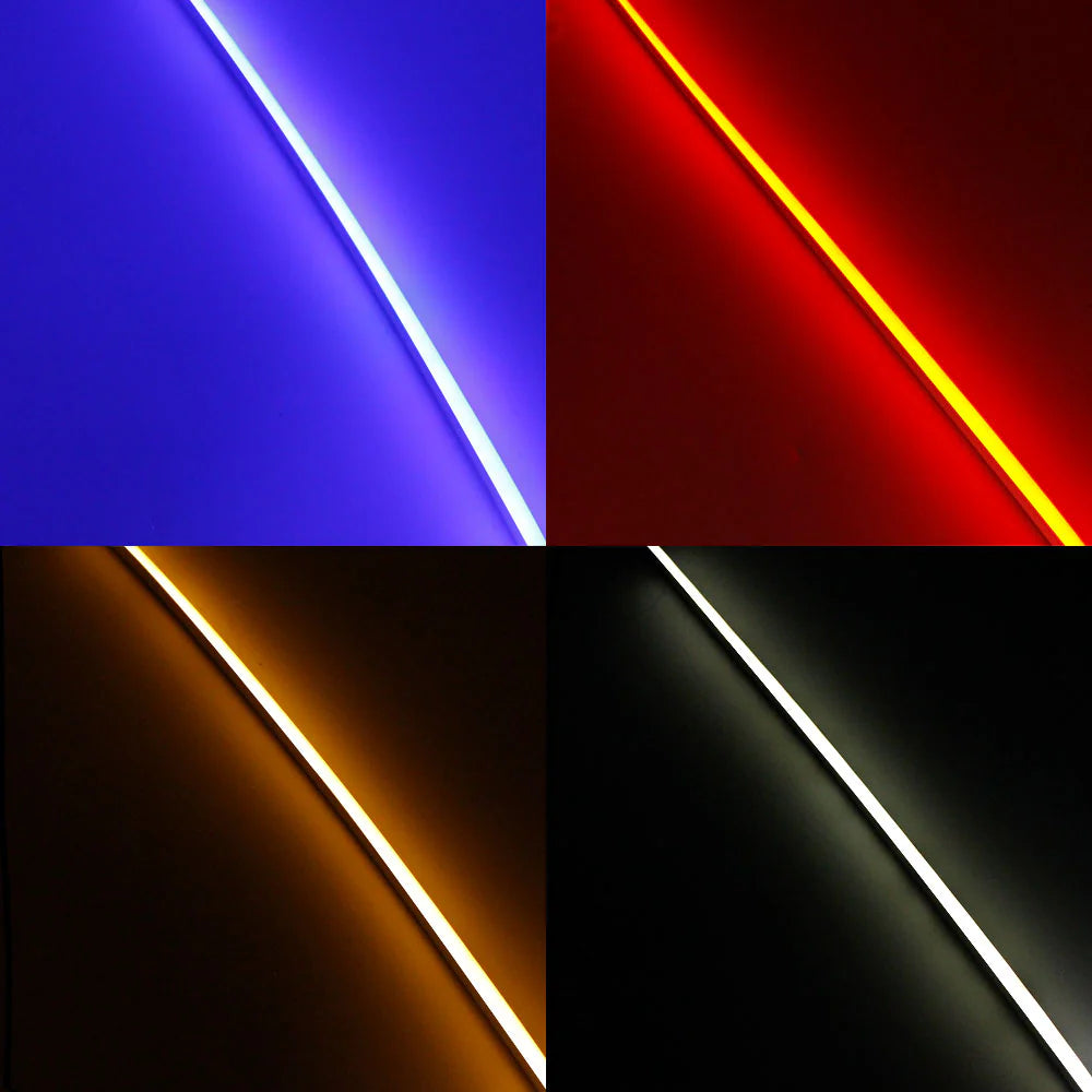 S0606 Neon Light Housing – 6x6mm | Silicone LED Channel System | 3mm PCB Width | IP67 Waterproof | 16.4FT/5M*1/16.4FT/5M*5 | Local Stock US/UK/DE