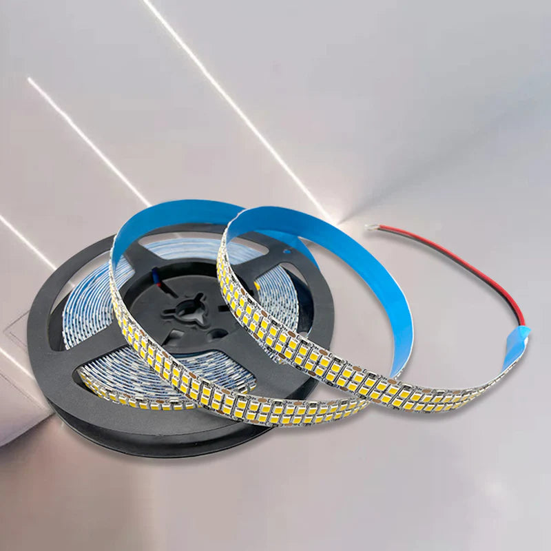 SMD2835 Double Row LED Strip Light | 5M | DC 12V / 24V | 480 LEDs/m | 15mm PCB | High Brightness Low Voltage LED Tape | Non-Waterproof | Warm White / Natural White / Cool White