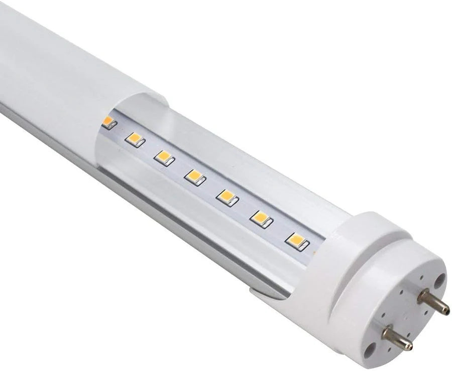 2ft 10W T8 LED Tube Light, Frosted Cover Warm / Natural / Daylight White Retrofit Ballast Bypass Non-Dimmable 4-Pack / 20-Pack