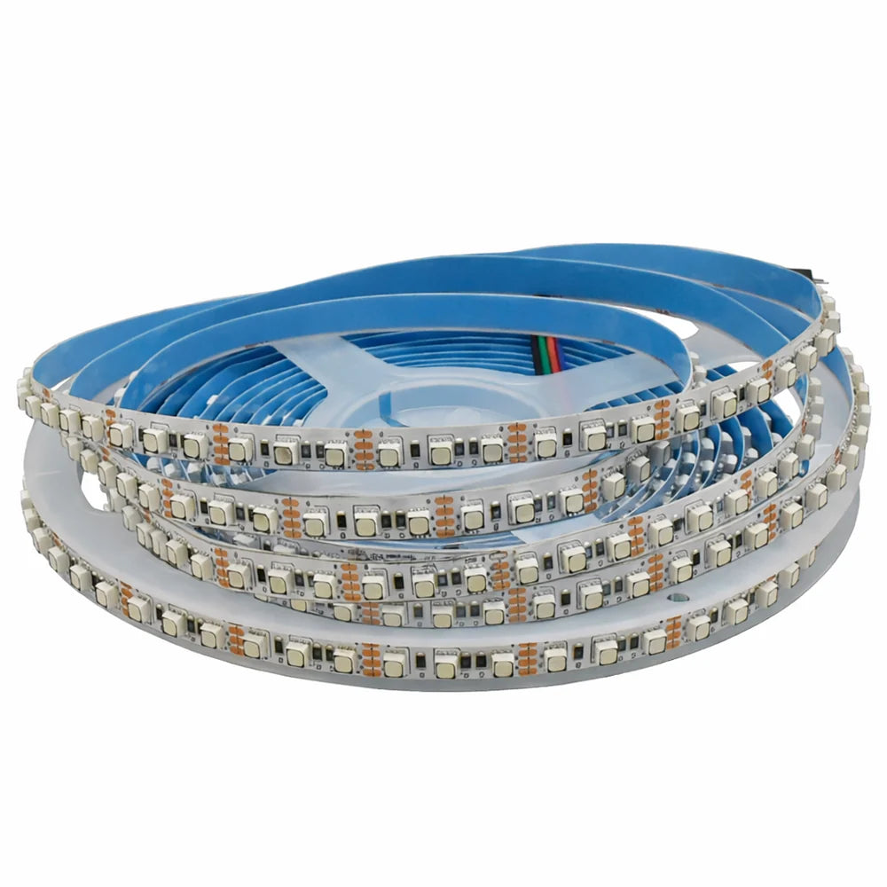 LightingWill 8MM Wide SMD3535 RGB LED Strip Light - DC12V | 120 LEDs/M | 8mm PCB | Non-Waterproof | 5/50M | for Mirror, Kitchen Cabinet, Bedroom