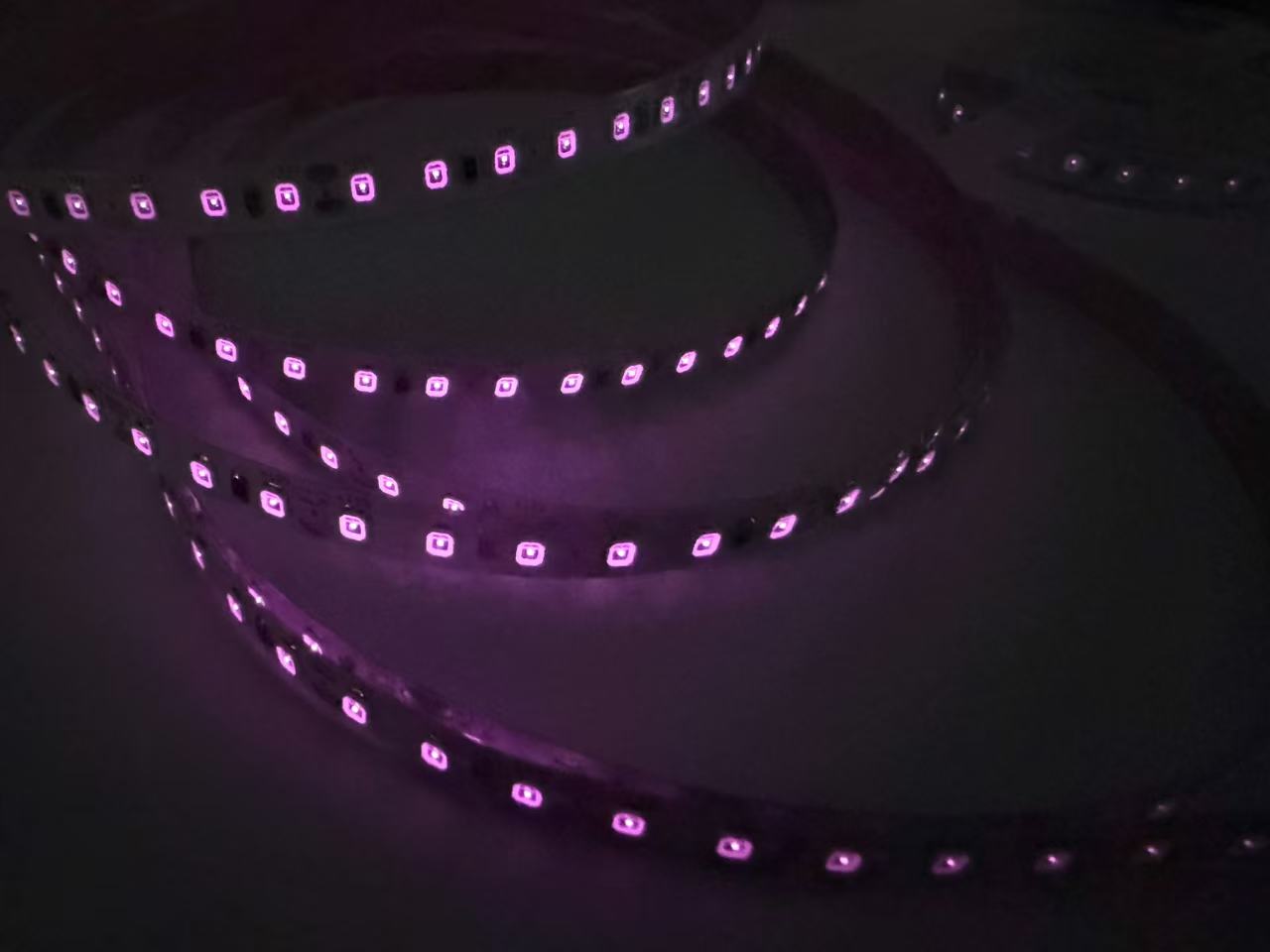 940nm SMD2835 DC12V Infrared LED Strip Light – Invisible IR for Cameras & Sensors, 60/120/240 LEDs/m, 5 Meters, IP00/IP65