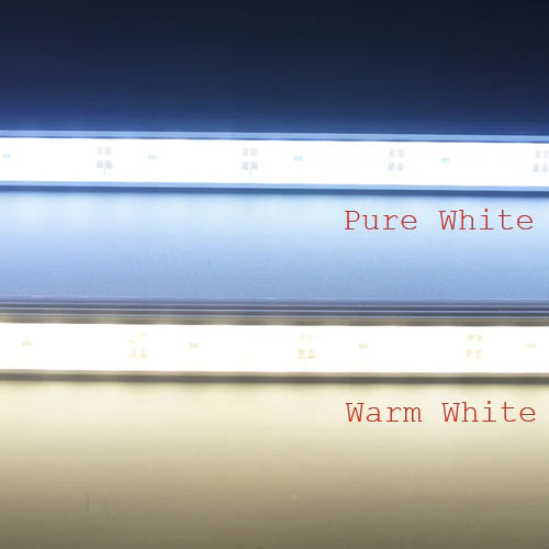 LightingWill DC12V Aluminum Channel Rigid LED Strip Light - SMD5730 72LEDs/M | 14x7mm | 0.5M / 1M | Warm White / Daylight White | IP65 Waterproof | for Indoor & Outdoor Lighting | 10 / 50PCS