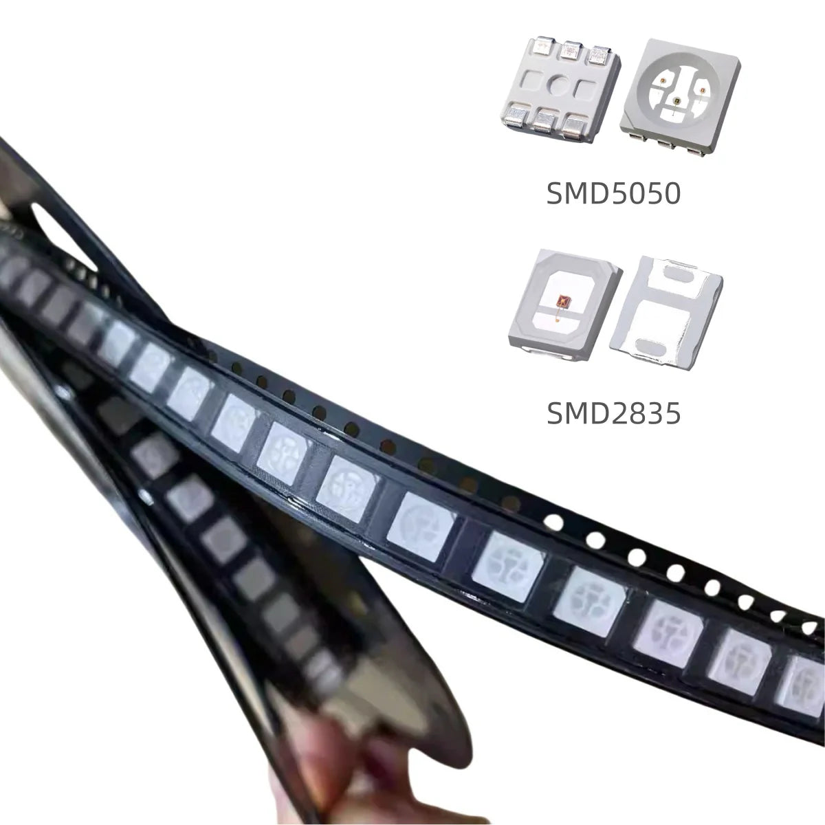 940nm Infrared LED Emitters – High Power IR LED Chips Night Vision Remote Control & Sensing Pack 1000 4000 0.2W 0.5W Wire SMD2835 SMD5050
