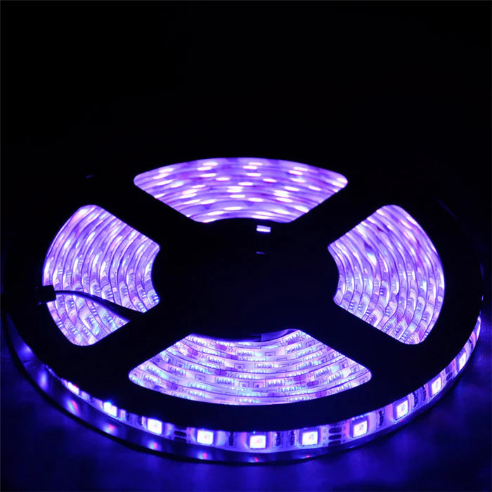 LightingWill 10MM SMD5050 RGB LED Strip Light - DC12V | 60 / 120 LEDs/M | 10mm PCB | IP00 / IP65 / IP67 | 5/50M | for Mirror, Kitchen Cabinet, Bedroom