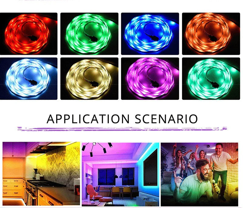 LightingWill DC12V RGBW/RGBWW LED Strip Light, 12mm PCB 4-in-1 SMD5050 60 LEDs/m, Non-Waterproof Flexible LED Tape Light for Mirror Kitchen Cabinet Bedroom, 5m 50m