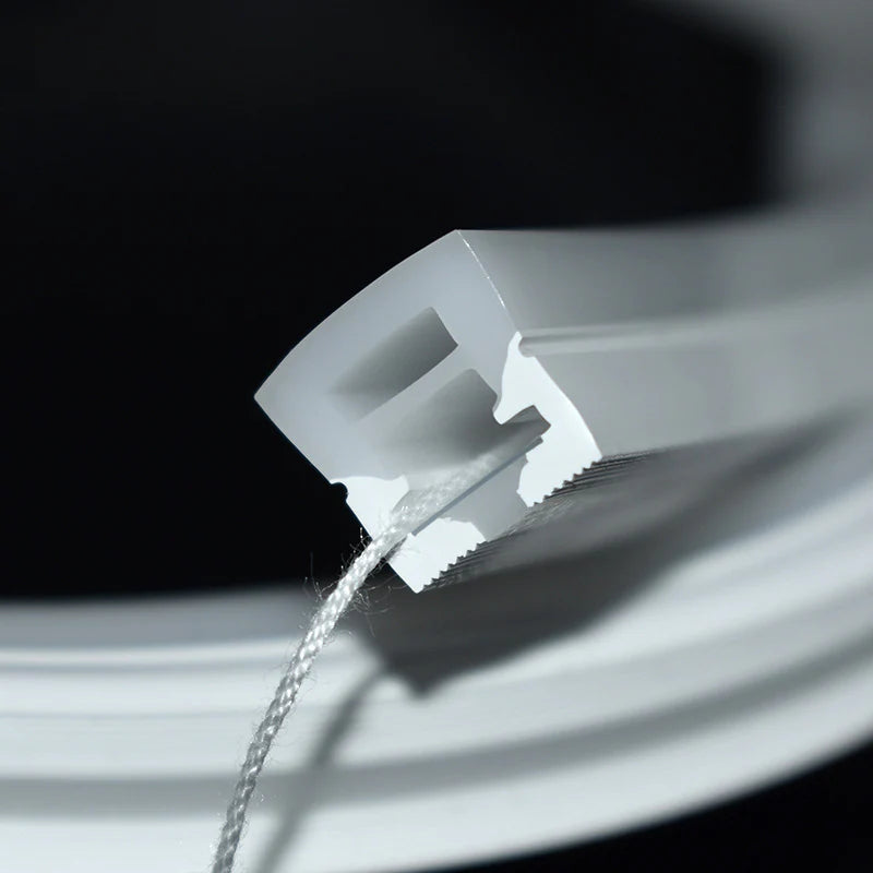 S1220 Black Side Edge Lighting Neon Light Housing – 12x20mm | Silicone LED Channel System | 10mm PCB Width | IP67 Waterproof | 16.4FT/5M*1/16.4FT/5M*5